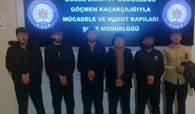 Bursa’da Kaçak Göç Operasyonu: 21 Gözaltı