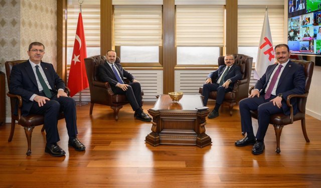 AK Parti Tokat Milletvekilleri, TRT Genel Müdürü Zahid Sobacı ile Bir Araya Geldi