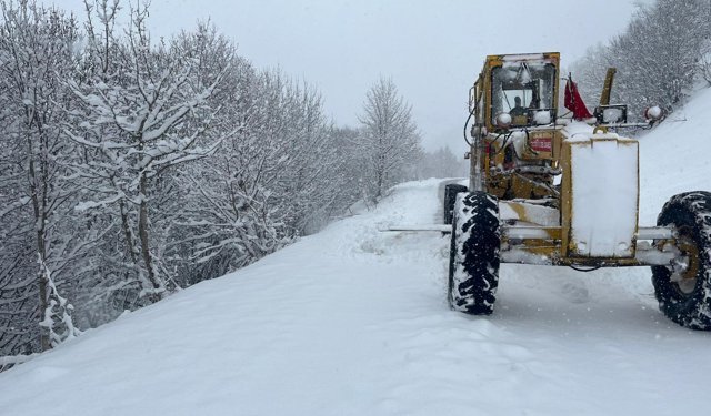 Başçiftlik’te Kar Seferberliği: Alan Köyü Yolu İçin Ekipler Teyakkuzda!