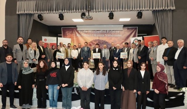 Tokat’ta Veda Hutbesi’ni Ezberden Güzel Okuma Yarışması İl Finali Yapıldı