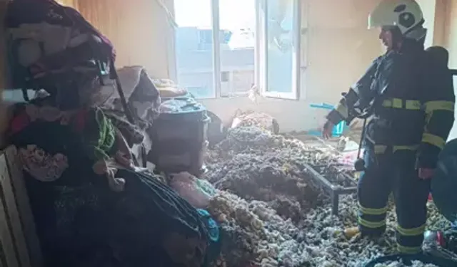 Artuklu’da Müstakil Evde Yangın Söndürüldü