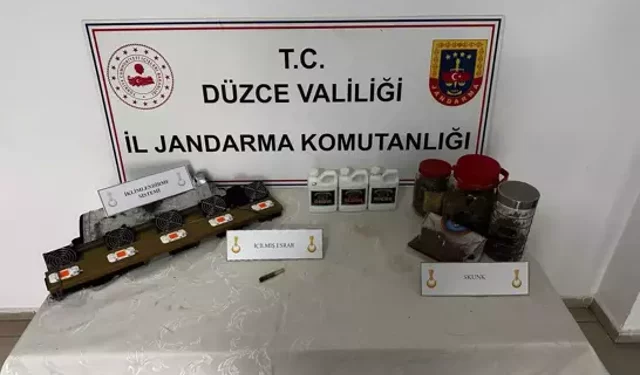 Düzce’de Uyuşturucu Operasyonu: 2 Gözaltı