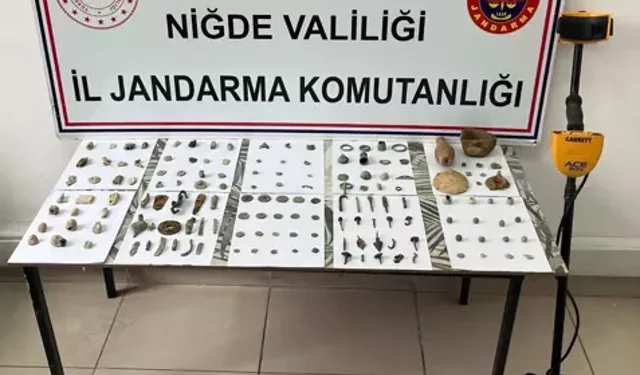 Niğde’de 145 Parça Tarihi Eser Ele Geçirildi