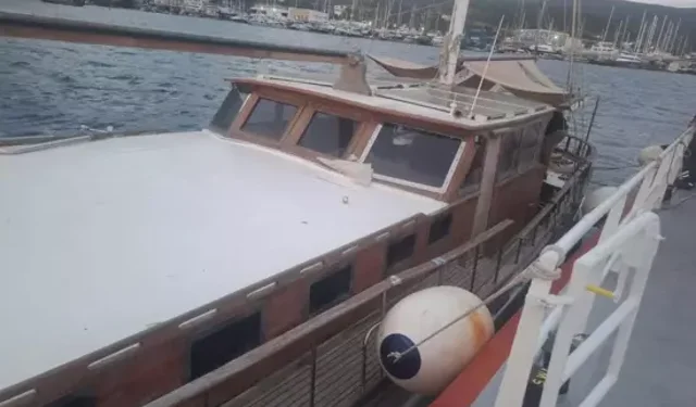 Bodrum’da Su Alan Tekne Kıyı Emniyeti Tarafından Kurtarıldı