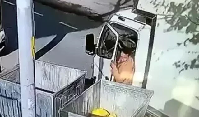 Kamyonun Önünden 2 Telefon Çalındı: Hırsızlık Kamerada