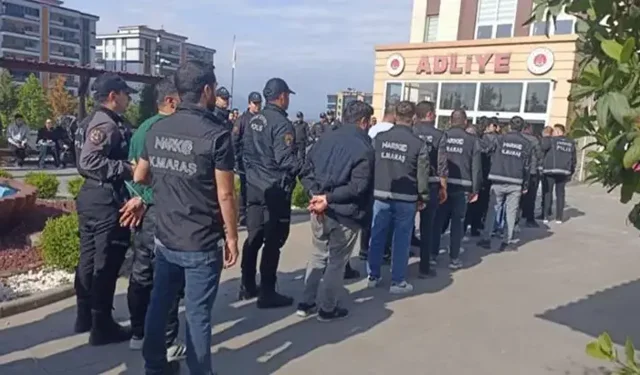 Kahramanmaraş Merkezli Uyuşturucu Operasyonunda 45 Tutuklama