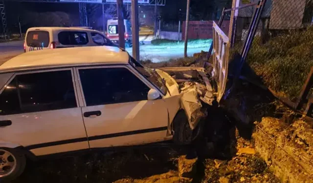 Alkollü ve Ehliyetsiz Sürücü Duvara Çarptı: 250 Bin TL Ceza