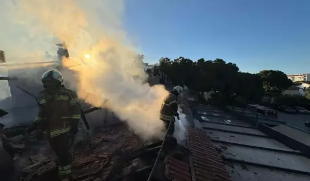 İzmir’de Restoran Yangını: Alevler Eve Sıçradı, Söndürüldü