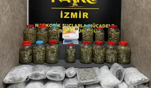 İzmir’de 60 Kilo Uyuşturucu Ele Geçirildi