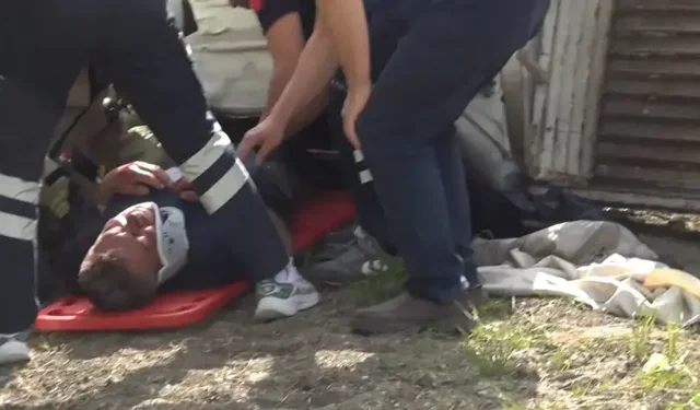 Direksiyon Başında Bayıldı, Refüje Çarpıp Ters Döndü