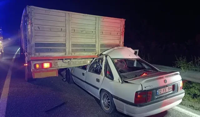 Niğde’de Feci Kaza: Otomobil TIR’a Arkadan Çarptı, 1 Ölü