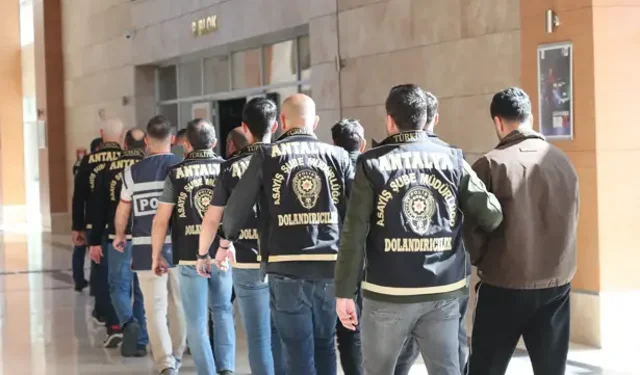 Antalya’da 50 Milyon TL’lik Dolandırıcılıkta 14 Tutuklama