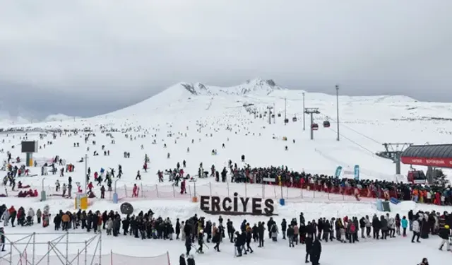 Erciyes Kayak Merkezi Sezonu 3,3 Milyon Ziyaretçiyle Kapattı