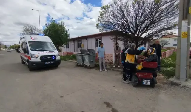 Otomobil İle Elektrikli Motosiklet Çarpıştı: 1 Yaralı