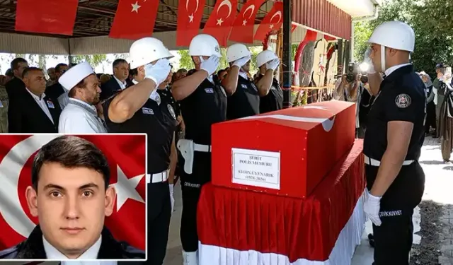Şehit Polis Memuru Üyenarık, Son Yolculuğuna Uğurlandı