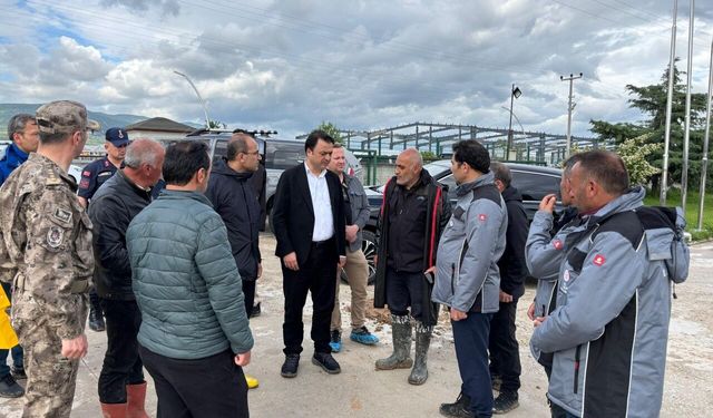 Vali Abdullah Köklü’den Turhal OSB’de Kritik İnceleme: Taşkın Riskine Karşı Teyakkuz