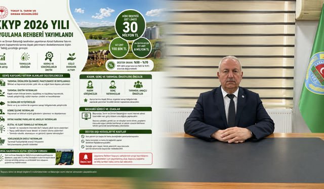 Erbaa’da Çiftçiye Dev Hibe Desteği Anlatılacak