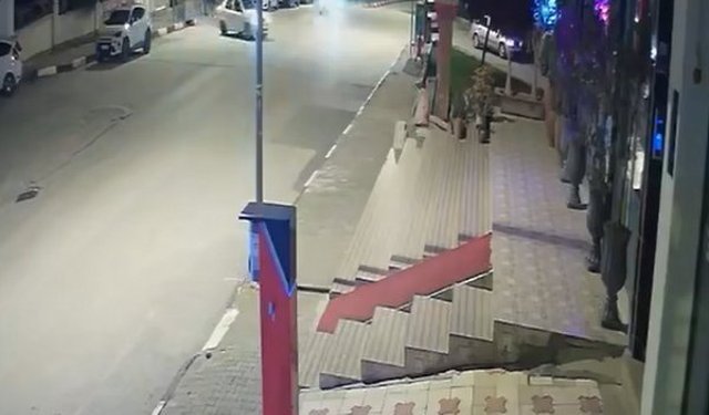 Tokat’ta 2 Otomobilin Çarpıştığı Kaza Kamerada