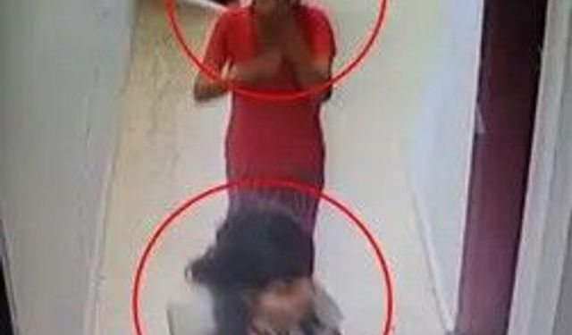 Evlerin Kapılarını Yoklayıp Açmaya Çalışan Şüpheliler Kamerada