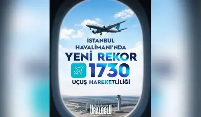 İstanbul Havalimanı, En Yoğun Günlük Hava Trafiğine Ulaştı