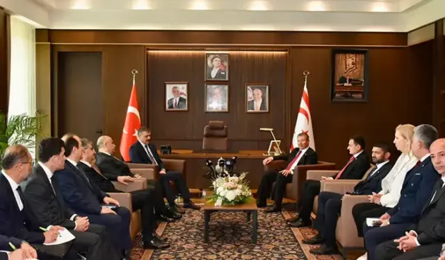 KKTC Başbakanı Üstel, Bakan Çiftçi’yi Kabul Etti