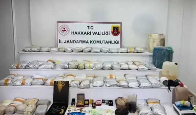 Hakkâri’de 626 Kilo Uyuşturucu Ele Geçirildi: 4 Tutuklama