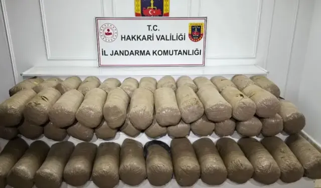 Hakkari'de 503 Kilo Esrar Ele Geçirildi