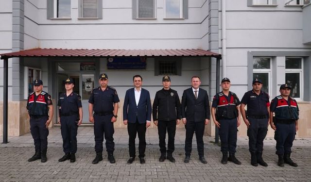 Vali Abdullah Köklü’den Keçeci Jandarma Karakolu’na Ziyaret