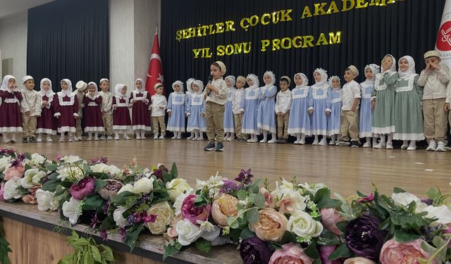 Tokat İl Müftülüğü Şehitler Çocuk Akademisi Yıl Sonu Programı Düzenlendi