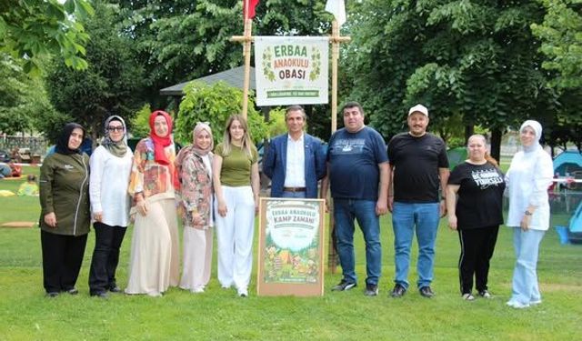 Erbaa Anaokulu’nda Doğa Sevgisi Kamp Ateşiyle Tutuştu: Miniklerin Kamp Heyecanı!