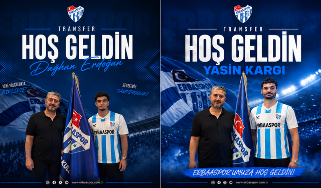 Erbaaspor’da Çifte Transfer: Yasin Kargı ve Dağhan Erdoğan İmzayı Attı!