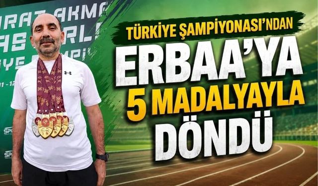 İzmir’de Ahmet Arslan Fırtınası: Erbaalı Antrenörden 5 Madalyalı Başarı!