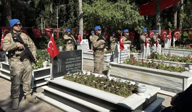 Trakya'da Şehitler Mezarları Başında Anıldı