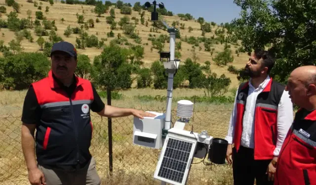 Bağ Ve Fıstık Bahçelerine Erken Uyarı Sistemi Kuruldu