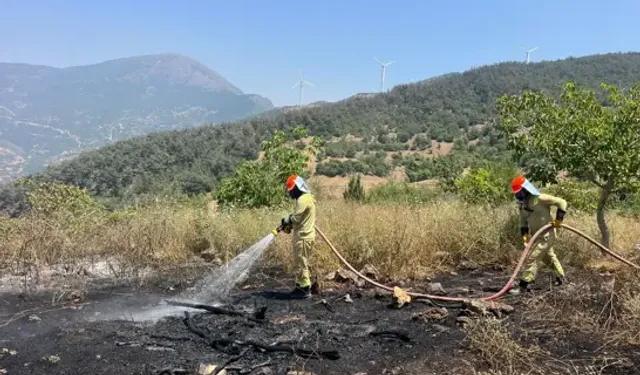 Bahçe'de 2 Hektarlık Alanda Etkili Olan Yangın Söndürüldü