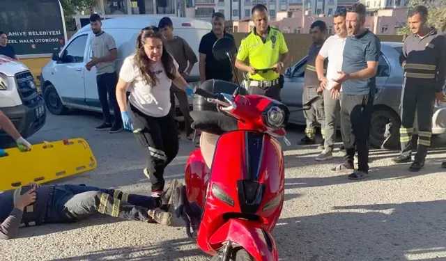 Hafif Ticari Araç İle Motosiklet Çarpıştı: 1 Yaralı