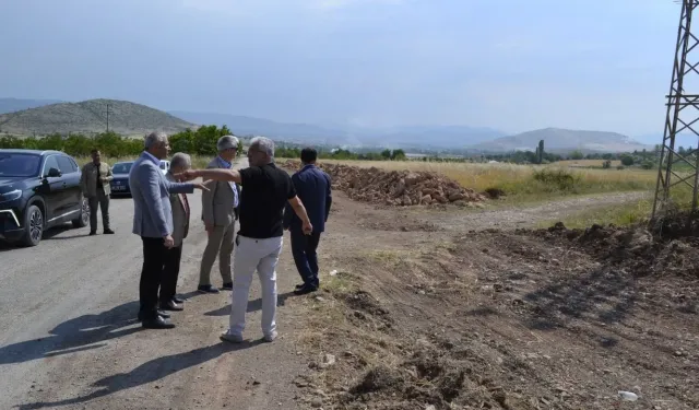 Zile Organize Sanayi Bölgesi Yolu Altyapı Çalışmaları Başladı!