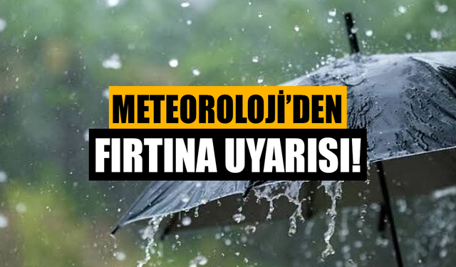 Meteoroloji’den Tokat’ın Batı Kesimleri İçin Kuvvetli Yağış Uyarısı