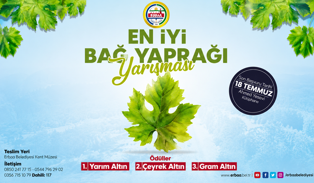 Erbaa Yaprak Festivali: Büyük Yarışma Başlıyor!