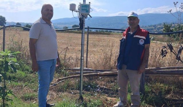 Erbaa’da Tarımsal Üretime Dijital Destek: İverönü Köyü’ne Erken Uyarı Sistemi Kuruldu