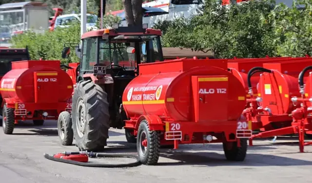 Muğla'da Kırsal Mahallelere 25 Yangın Söndürme Tankeri Dağıtıldı