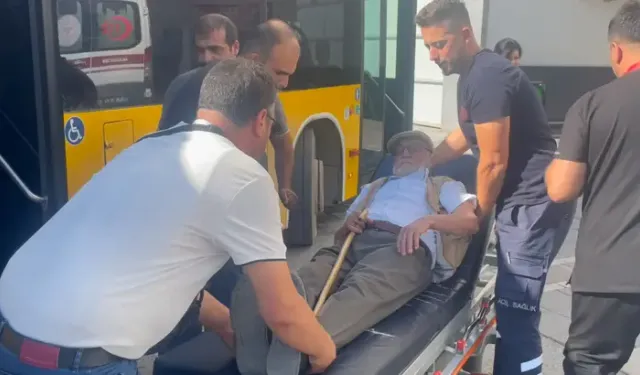 Malatya'da Otobüs Şoföründen Örnek Davranış: Fenalaşan Yolcuyu Hastaneye Yetiştirdi