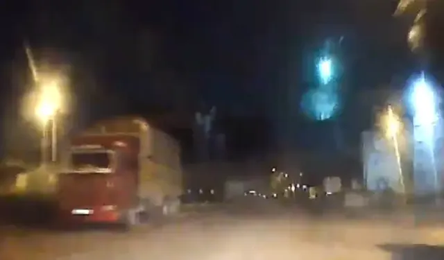 İstanbul'da Gök Taşının Düşme Anı Kamerada