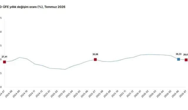 TÜİK: Yurt Dışı Üretici Fiyatları Temmuzda Arttı