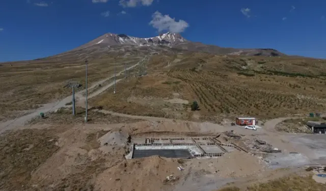 Erciyes'te Dağ Kızağı Projesinde Çalışmalar Başladı