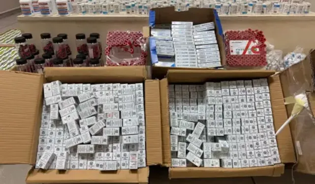 İzmir’de Gümrük Kaçağı Steroid Etken Maddeli İlaç Operasyonu