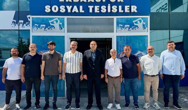 Erbaa Kaymakamı Dr. Remzi Demir’den Efor Çay Erbaaspor’a  Ziyaret