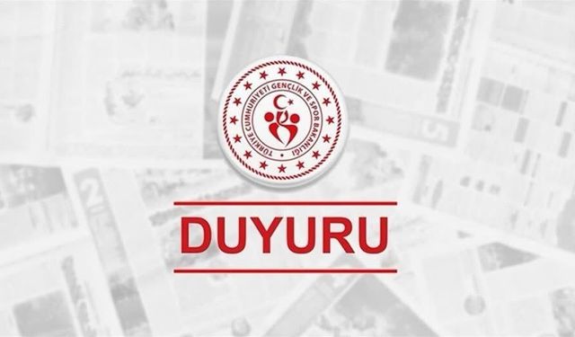 Tokat Gençlik ve Spor İl Müdürlüğü’nden Eğitim Görevlisi Başvuruları İtiraz Duyurusu