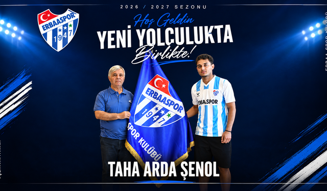 Efor Çay Erbaaspor Genç Santrfor Taha Arda Şenol İle Anlaşma Sağladı