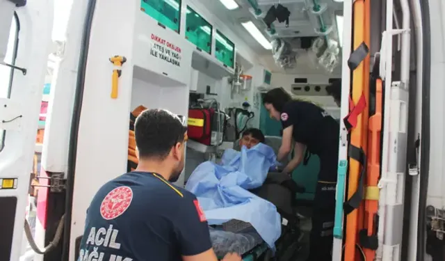 Arıdan Korkup Ağaçtan Düşen M. Koluna Demir Saplandı
